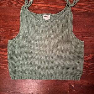 100% cotton knit halter Oeuf